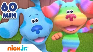 Pistas de Blue y tú  ¡1 hora seguida de aventuras con Blue  Nick Jr en Español [upl. by Debera]