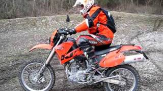 Ktm 640 lc4 in action gpr exhaust [upl. by Forsta]