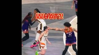 Clark STIFFARMED by Grinder then LIGHTS them Up 🔥 caitlinclark wnba shorts [upl. by Jerri]