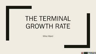 Estimating the terminal value in a DCF valuation [upl. by Eibloc]