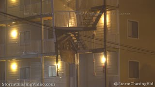 Hurricane Sally Eyewall Damages Buildings Orange Beach AL  9152020 [upl. by Auburn]