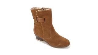 Sporto WaterResistant Suede Wedge Bootie [upl. by Euk]