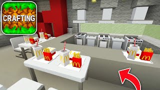 How to BUILD WORKING McDonalds in CRAFTING and BUILDING [upl. by Nesyaj]