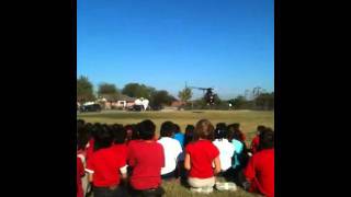 DEA Helicopter Visits Blair Elementary [upl. by Haugen]