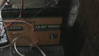 LiFePO4 Lithium Battery discharging at 9 amps [upl. by Jelene]