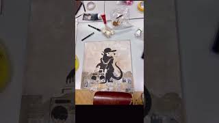 Bock auf Banksy banksy art collagen workshop VHS Mettmann streetart  Graffiti [upl. by Aiouqes]