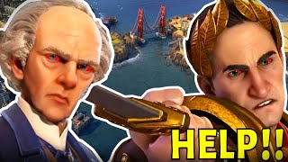 Civ 6  Science And Tourism We Might LOSE This TWO Ways – 4 Deity BLANK Civilization VI [upl. by Neslund]