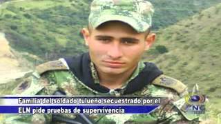 FAMILIA DEL SOLDADO PÉREZ SECUESTRADO PIDE PRUEBAS DE SUPERVIVENCIA [upl. by Goeselt]