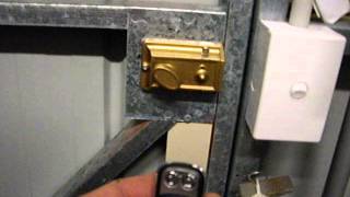 Electric Shed Door Lock  Locksmith Redcliffe QLD 4020 [upl. by Chatav859]