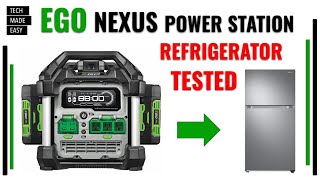 EGO NEXUS POWER STATION REFRIGERATOR TESTED [upl. by Laband]