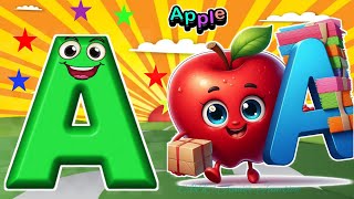 ABC Kids Song  Phonics Song  Tiny Tots  Kiddos Study Zone  Abc lyrics song abcdrhymesforkids [upl. by Ainer88]