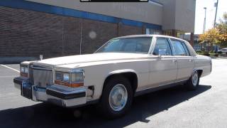 1988 Cadillac Brougham Start Up Exhaust and In Depth Tour [upl. by Sucam]