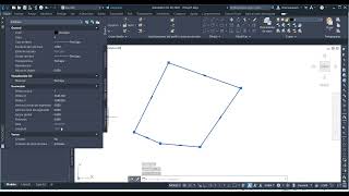 Video 03 Gráfica poligonal cerrada con polilinea en CAD [upl. by Rubie]