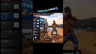 Raistar voice 🗣️  old legend freefire raisislive raibrothers oldisgold oldlegend [upl. by Shrier]