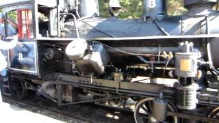 Engine 3 on the Sumpter Valley Railroad waiting at the Sumpter Depot for the trip to McEwen [upl. by Llertram]