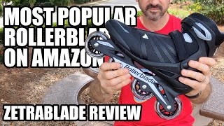 Rollerblade Zetrablade Inline Skate Review  Most Popular on Amazon [upl. by Nirok]