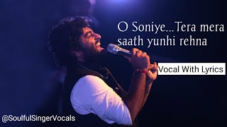 O Soniye Vocal  Lyrics  Titoo MBA Arijit Singh  Vibha Saraf  Arjuna Harjai  Surabhi Dashputra [upl. by Job]