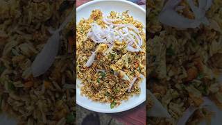 4Eggs tho Fried Rice Order chesa  street style Fried Rice [upl. by Wilber]