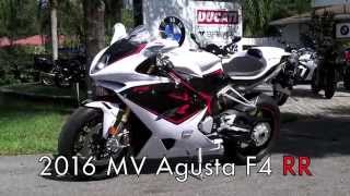 2016 MV Agusta F4 RR White Ice Pearl amp Metal Black Carbon at Euro Cycles of Tampa Bay [upl. by Lertram461]