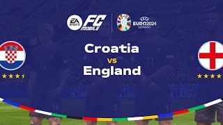 Croatia vs England  EURO24  Semi Final [upl. by Philbert]