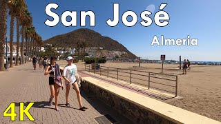 San Jose 4k Walk 🏖️ Almeria Virtual Walking Tour 2022 Spain 🇪🇸 [upl. by Ialocin80]