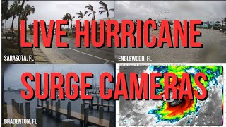 LIVE Hurricane Milton Surge Cams hurricanemilton liveweather livecams [upl. by Mychael]