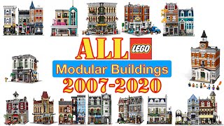 ALL Lego MODULAR BUILDINGS 20072020 [upl. by Areehs]