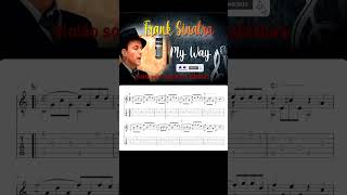 My Way  Frank Sinatra  Partitura e Tablatura [upl. by Farand921]