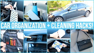 Car Organization and Cleaning Hacks [upl. by Acirem]