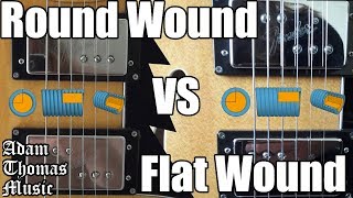 Changing From Roundwound to Flatwound Guitar Strings [upl. by Eissel]