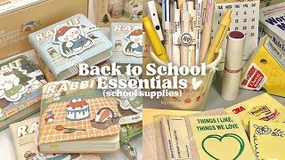 back to school essentials₊˚⊹♡ school supplies edition [upl. by Uhej]