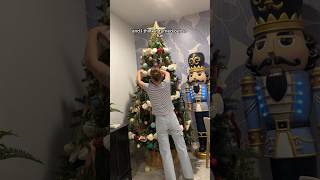 making a giant popcorn garland out of spray foam diychristmasdecor [upl. by Modesta254]