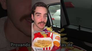 PROVANDO TODAS AS BATATAS DE FAST FOOD [upl. by Irb]