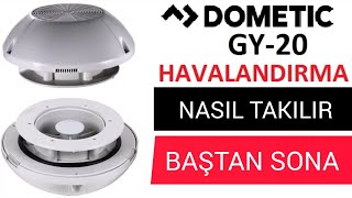 Karavan Tavan havalandırma vantilatörü heki nasıl takılır  DOMETIC GY11 GY20 Mantar Heki  BÖLÜM 2 [upl. by Lief904]