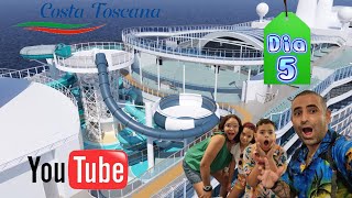 Crucero por el Mediterráneo Costa Toscana 🛳 NAPOLES Dia 5 [upl. by Eniad]