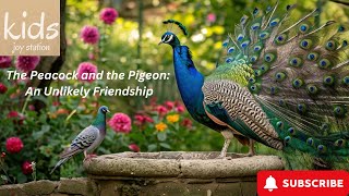 The Peacock and the Pigeon An Unlikely Friendship animated cartoon network kids cartoon [upl. by Sherer]