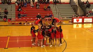 JamesvilleDewitt High School Cheer Team Halftime January 19 2024 JDHS [upl. by Barram]