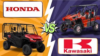 Honda Pioneer 1000 vs Kawasaki Teryx4 LE [upl. by Ecirtel]