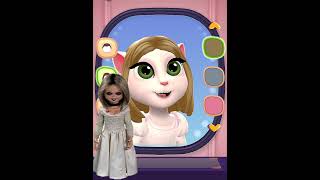 tiffany chucky makeover by my talking Angela 2bestcoolgame mytakingangelagaming cosplayytshort [upl. by Einnahpets210]