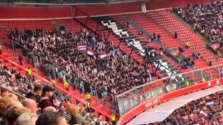 Willem II Fans Away at Johan Cruyff Arena  Eredivisie Match AFC Ajax vs Willem II quot27102024quot [upl. by Valdis]