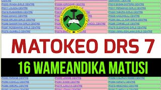 MATOKEO DARASA LA 7  2024 • WANAFUNZI 16 WAMEFUTIWA MATOKEO YAO [upl. by Lawry]