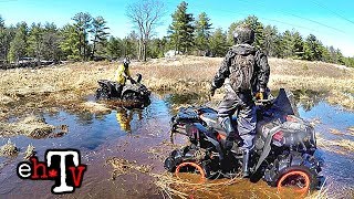 Polaris Sportsman Highlifter 1000XP VS Can Am Renegade Xmr1000r [upl. by Yatzeck]