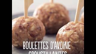 Recette Boulettes d’avoine croustillantes  MyFoodboost [upl. by Miguelita]