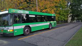 Transport Of Rockland 2018 Gillig LF 35 RC319 on Route 95 leaves Rockland Community College [upl. by Elleryt252]