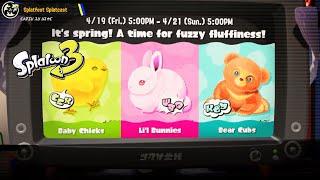 Splatoon 3 Splatfest Announcement  Baby Chicks vs Lil Bunnies vs Bear Cubs [upl. by Enyalaj578]