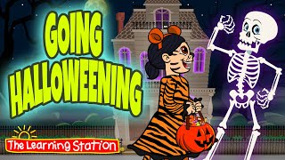 Going Halloweening ♫ Halloween Song For Children ♫ Kids Songs by The Learning Station [upl. by Lesli]