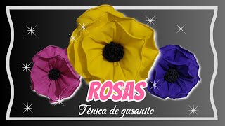 Super tips para hacer flores de crepé [upl. by Vasyuta]