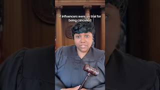 comedy shortshorts funny influencer cancelled court law lawyer trending youtubeshorts [upl. by Eidnac]