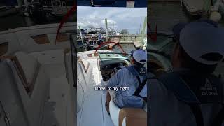 Docking in Heavier Conditions Docking Tips with Bridge Marina shorts PART 3 of 3 [upl. by Adirahs706]