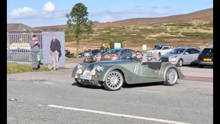 Morgan Plus Six Horseshoe Pass to Llangollen Scenic Run 2024 [upl. by Ennasus]